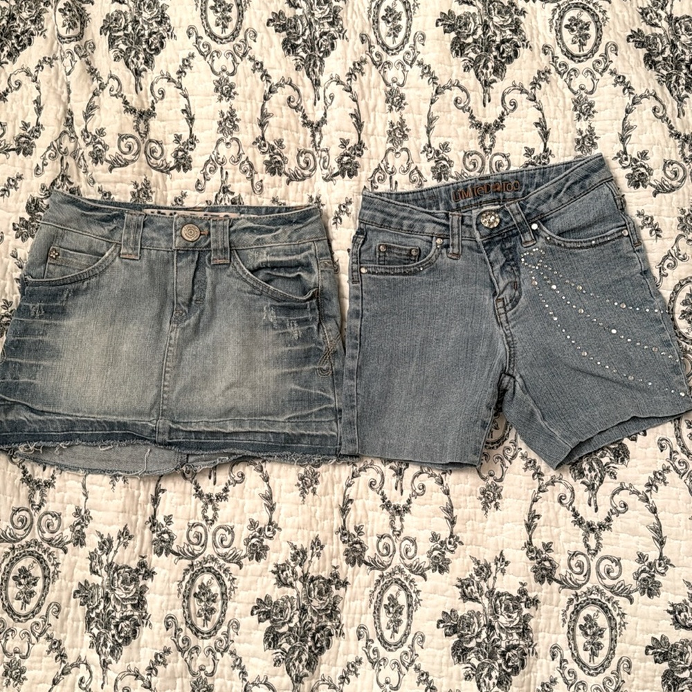 Lot of Girls Denim Skirt & Shorts